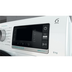 Whirlpool W7X W845WB EE fehér, elöltöltős, max.1400ford., 8 kg, mosógép (Újszerű)