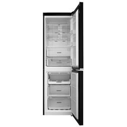 Whirlpool W7 821O K fekete, alulfagyasztós, Hűtő:239L, Fagyasztó:104L, Total No frost hűtőszekrény