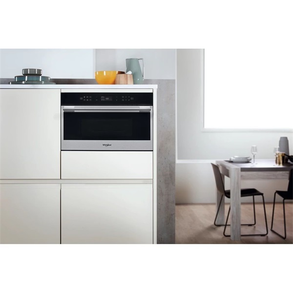Whirlpool W7 MD440 1000W 31L inox beépíthető mikrohullámú sütő