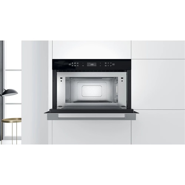 Whirlpool W7 MD440 1000W 31L inox beépíthető mikrohullámú sütő