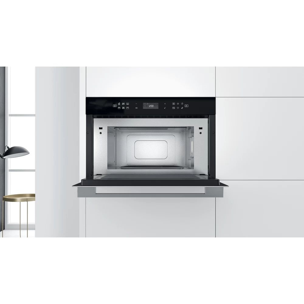 Whirlpool W7 MD440 1000W 31L inox beépíthető mikrohullámú sütő
