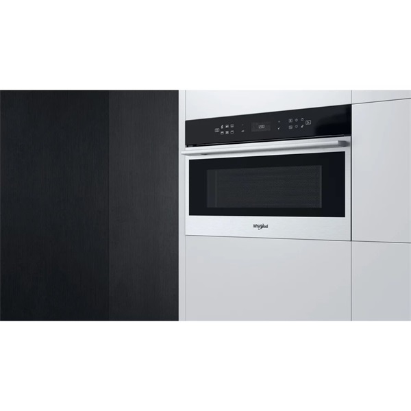 Whirlpool W7 MD440 1000W 31L inox beépíthető mikrohullámú sütő