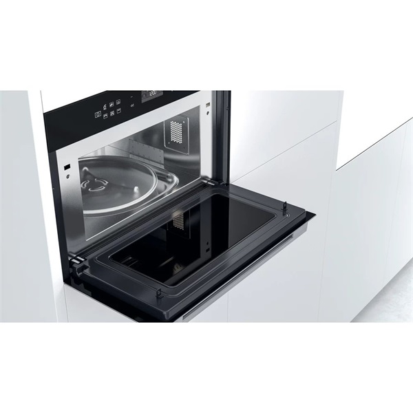 Whirlpool W7 MD440 1000W 31L inox beépíthető mikrohullámú sütő