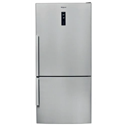 Whirlpool W84BE 72 X 2 inox, alulfagyasztós, Hűtő:407L, Fagyasztó:181L, Dual no frost hűtőszekrény