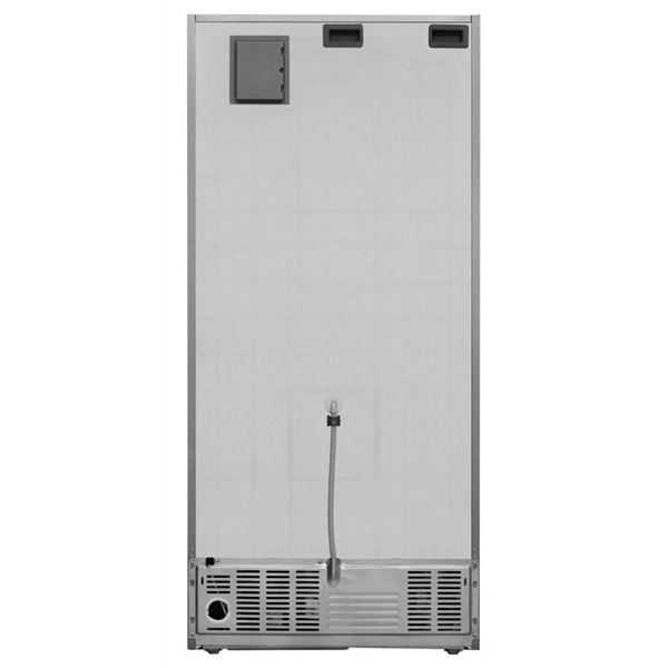 Whirlpool W84BE 72 X 2 inox, alulfagyasztós, Hűtő:407L, Fagyasztó:181L, Dual no frost hűtőszekrény