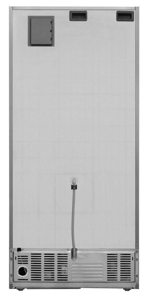 Whirlpool W84BE 72 X 2 inox, alulfagyasztós, Hűtő:407L, Fagyasztó:181L, Dual no frost hűtőszekrény