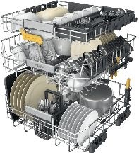 Whirlpool W8I HT58 TS programok száma: 8, beépíthető, 14 terítékes mosogatógép 