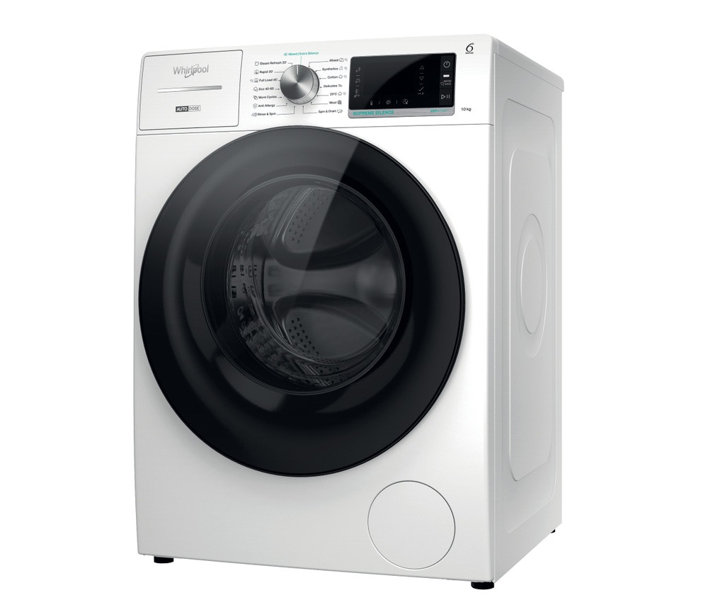Whirlpool W8 W046WB EE fehér, elöltöltős, max.1400ford., 10 kg, mosógép