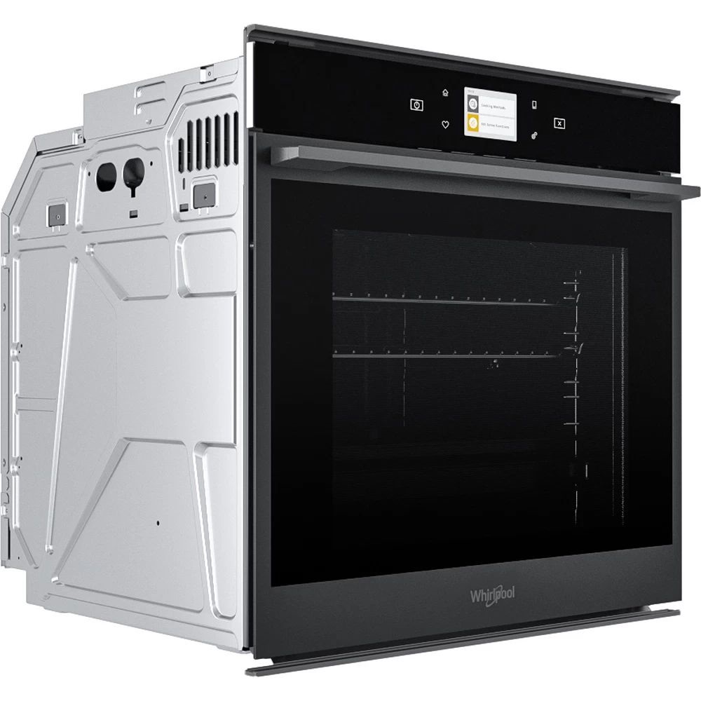Whirlpool W9 OM2 4S1 P BSS fekete, beépíthető, sütőtér: 73L, grill, légkeverés, pirolitikus, sütő