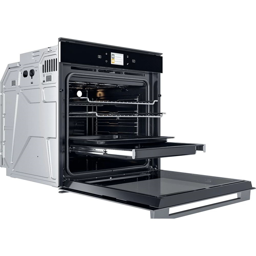 Whirlpool W9 OM2 4S1 P BSS fekete, beépíthető, sütőtér: 73L, grill, légkeverés, pirolitikus, sütő
