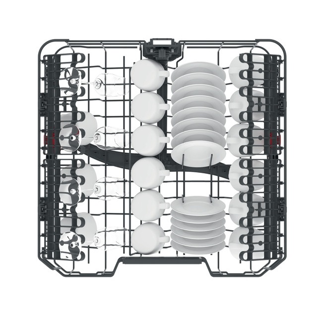Whirlpool WBC 3C26 X programok száma: 8, beépíthető, 14 terítékes mosogatógép 