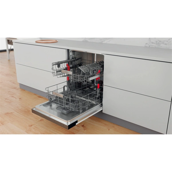 Whirlpool WBO 3T333 P 6.5 X programok száma: 11, beépíthető, 14 terítékes mosogatógép 