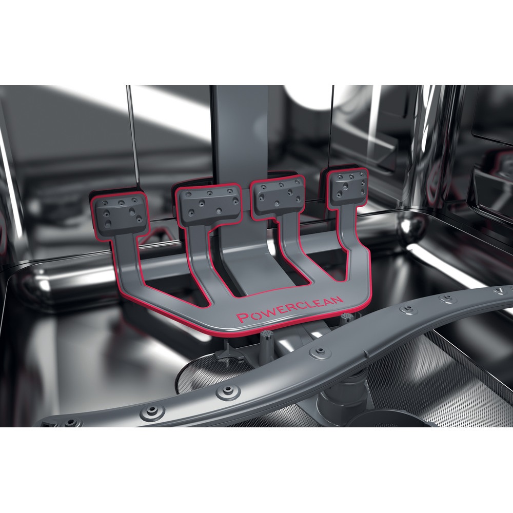 Whirlpool WBO 3T333 P 6.5 X programok száma: 11, beépíthető, 14 terítékes mosogatógép (Használt - B)