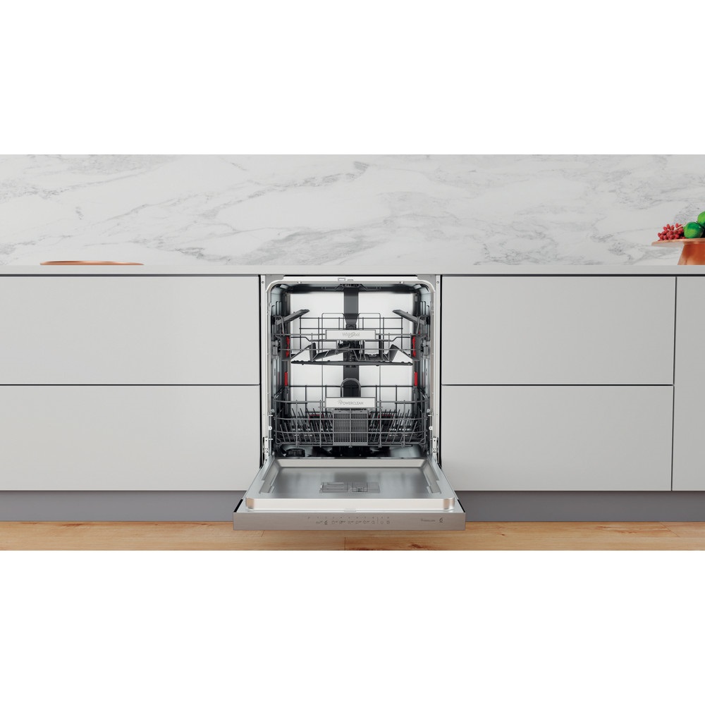 Whirlpool WBO 3T341 P X programok száma: 10, beépíthető, 14 terítékes mosogatógép 