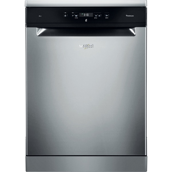 Whirlpool WFC 3C42PX inox, programok száma: 8, szabadonálló, 14 terítékes mosogatógép 