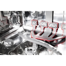 Whirlpool WFC 3C42PX inox, programok száma: 8, szabadonálló, 14 terítékes mosogatógép 