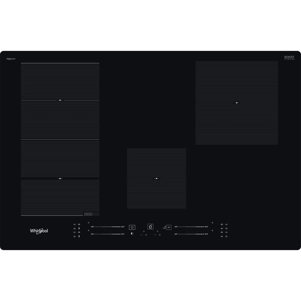 Whirlpool WF S0377 NE/IXL fekete, beépíthető, indukciós, főzőzóna: 4, beépíthető méret: 56cm, főzőlap