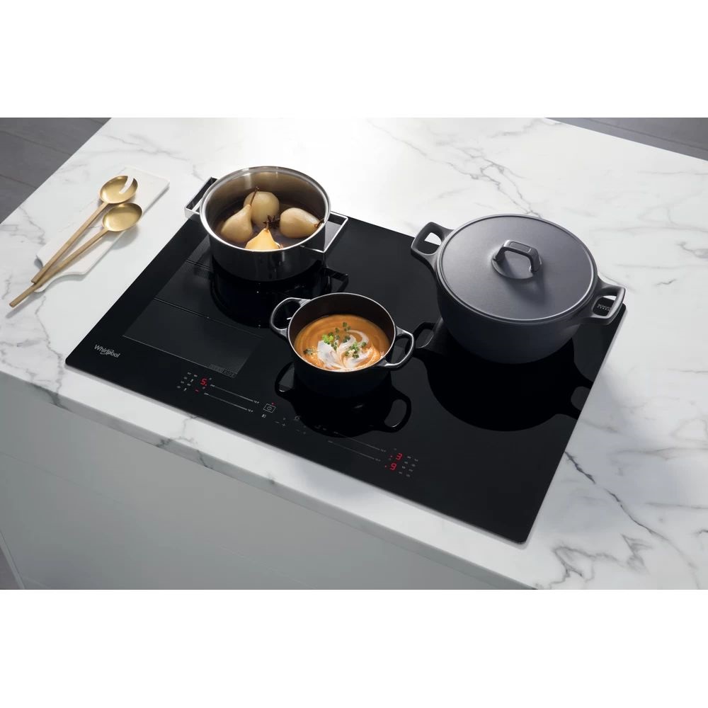 Whirlpool WF S0377 NE/IXL fekete, beépíthető, indukciós, főzőzóna: 4, beépíthető méret: 56cm, főzőlap