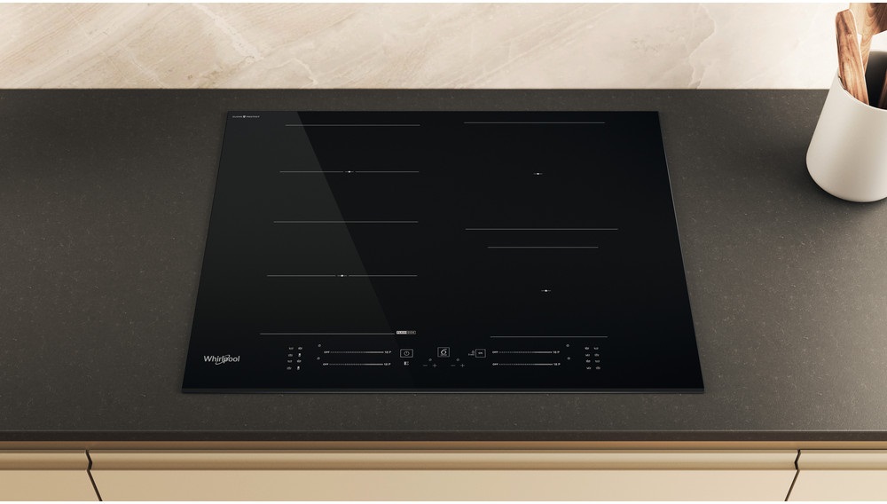 Whirlpool WF S4665 CPBF fekete, beépíthető, indukciós, főzőzóna: 4, beépíthető méret: 56cm, főzőlap