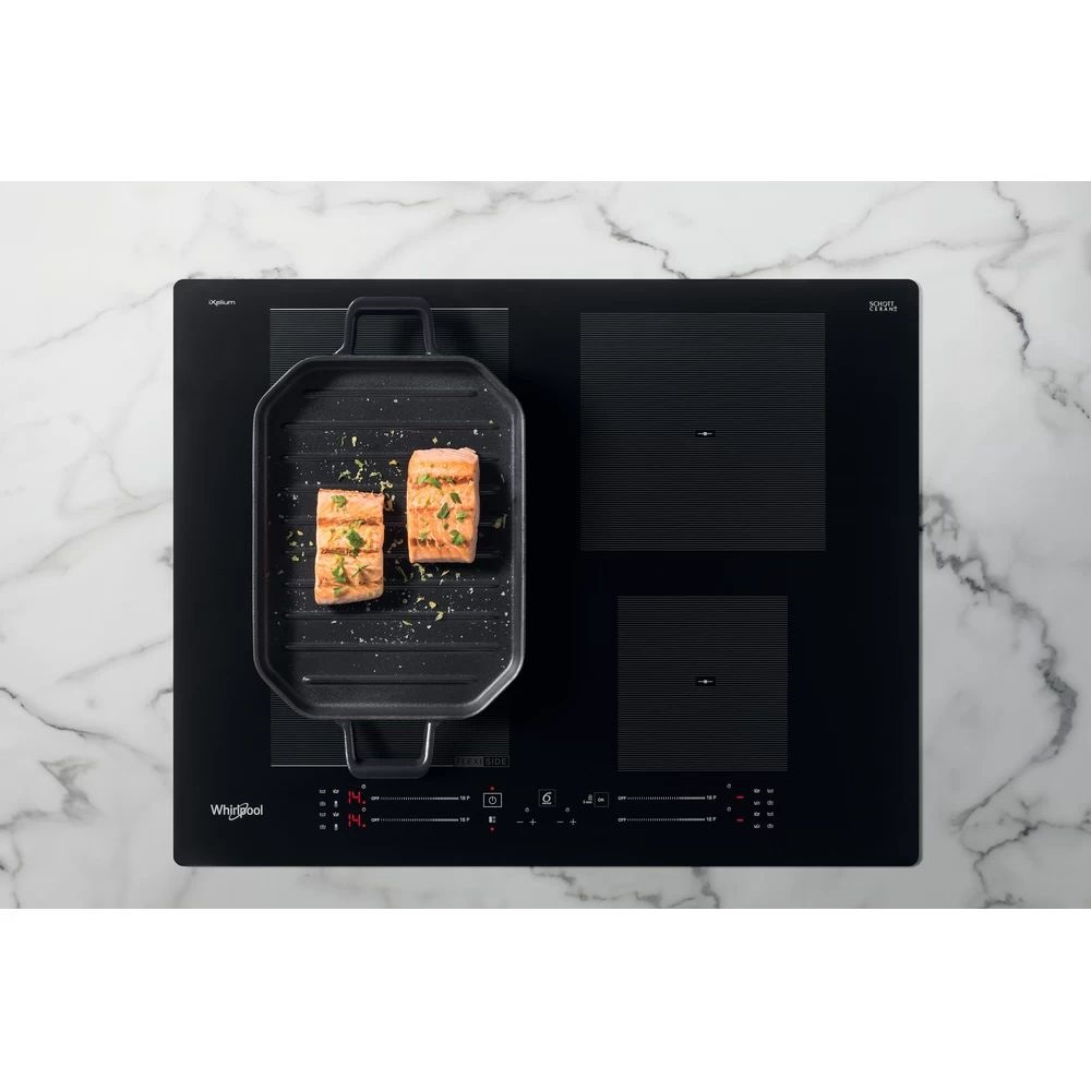 Whirlpool WF S7560 NE fekete, beépíthető, indukciós, főzőzóna: 4, beépíthető méret: 56cm, főzőlap