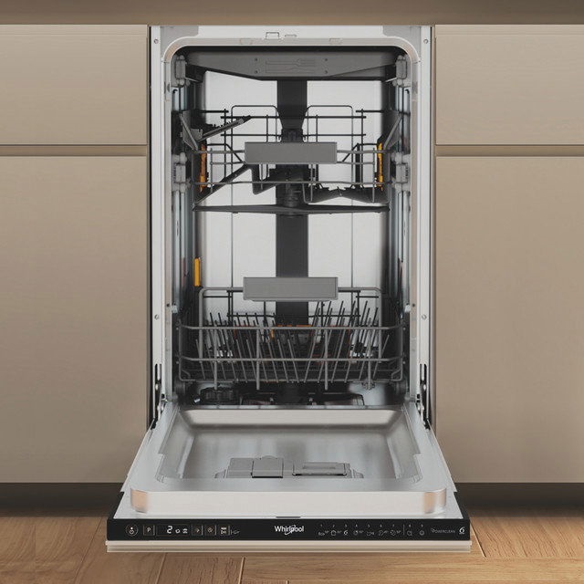 Whirlpool WH6IC11BS7LSA0 programok száma: 9, keskeny beépíthető, 11 terítékes mosogatógép 