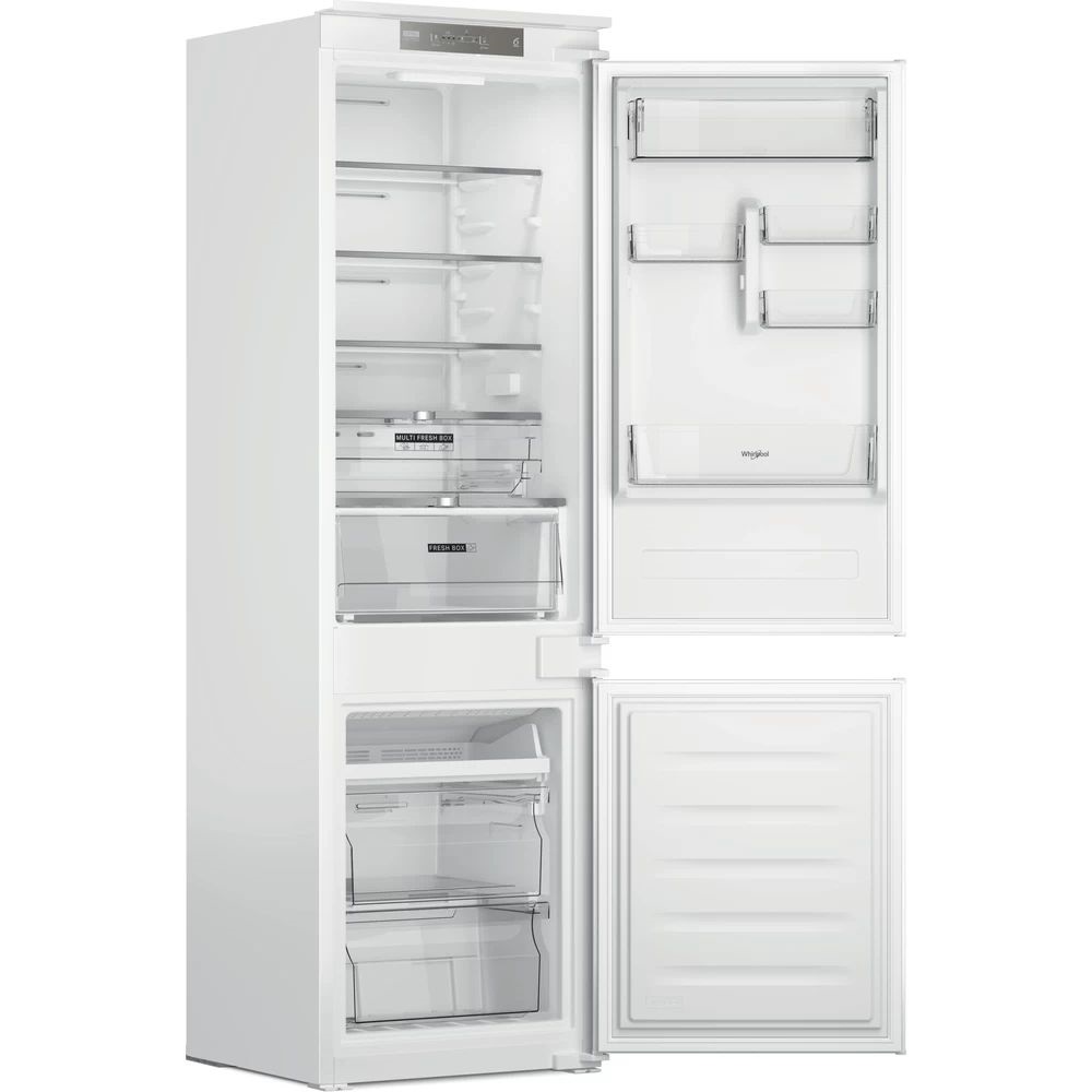 Whirlpool WHC18 T322 alulfagyasztós, beépíthető, Hűtő:182L, Fagyasztó:68L, No frost hűtőszekrény