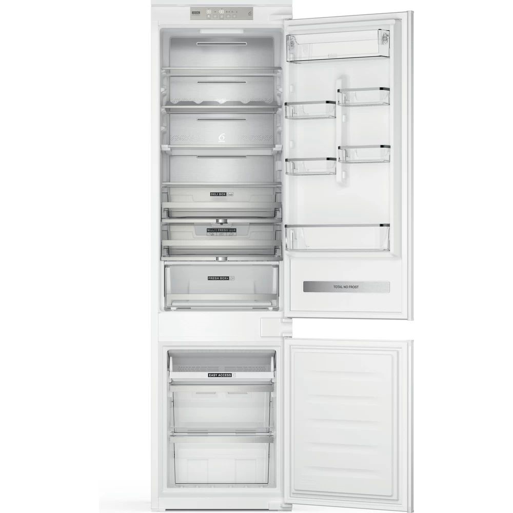 Whirlpool WHC20 T593 P alulfagyasztós, beépíthető, Hűtő:212L, Fagyasztó:68L, No frost hűtőszekrény