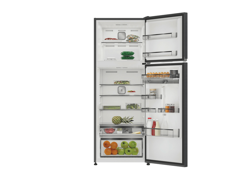 Whirlpool WHD2 6472W X4E inox, felülfagyasztós, Hűtő:354L, Fagyasztó:123L, No frost hűtőszekrény