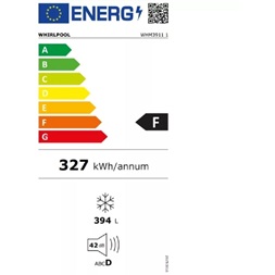 Whirlpool WHM39112 fehér, Fagyasztó:390L, fagyasztóláda