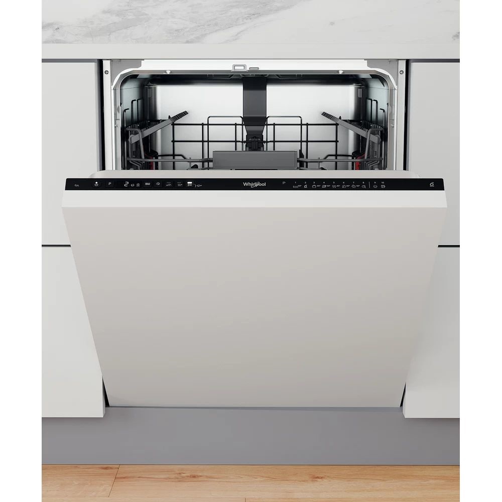 Whirlpool WIO 3C33 E 6.5 programok száma: 10, beépíthető, 14 terítékes mosogatógép 