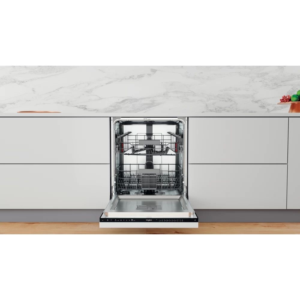 Whirlpool WIO 3C33 E 6.5 programok száma: 10, beépíthető, 14 terítékes mosogatógép 