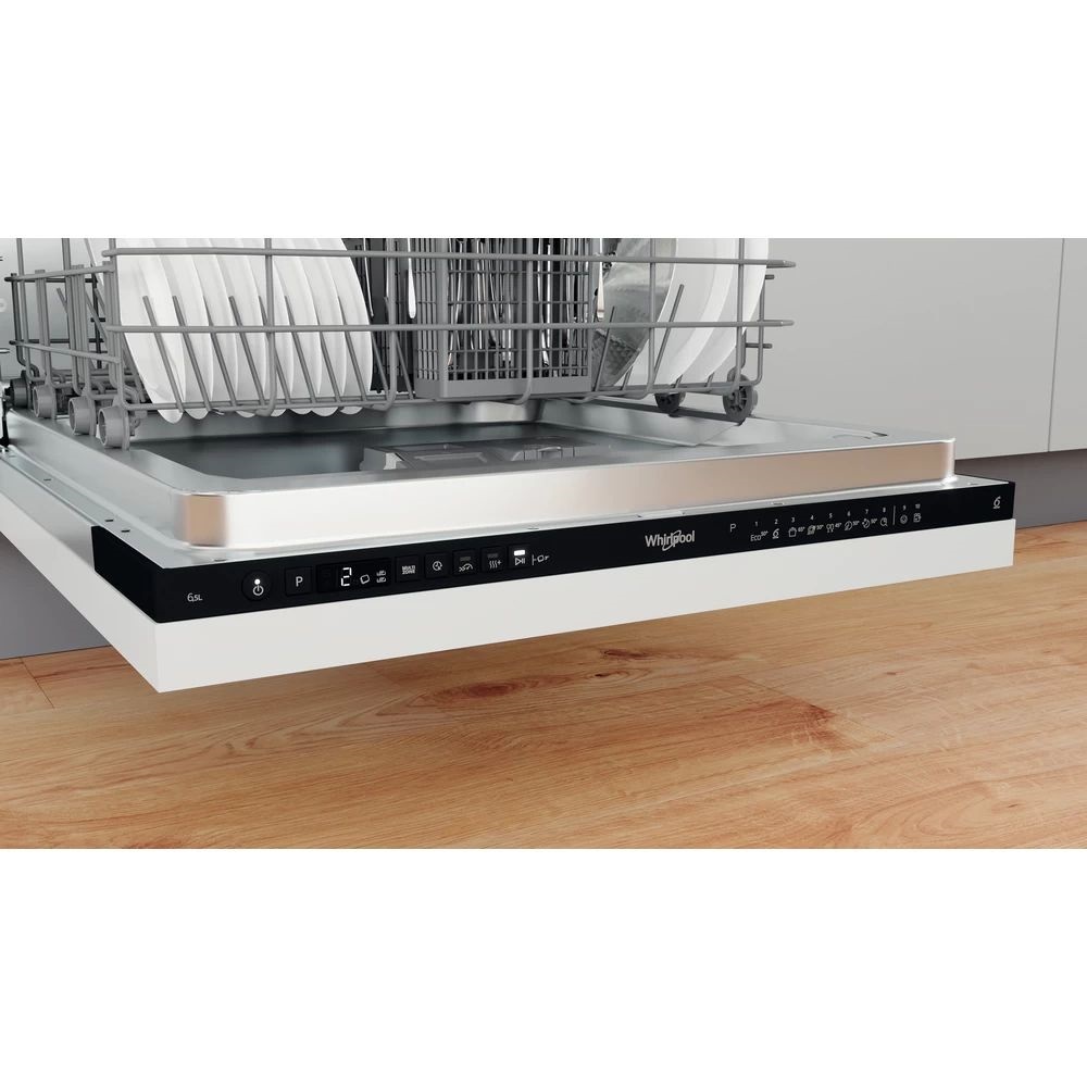 Whirlpool WIO 3C33 E 6.5 programok száma: 10, beépíthető, 14 terítékes mosogatógép 