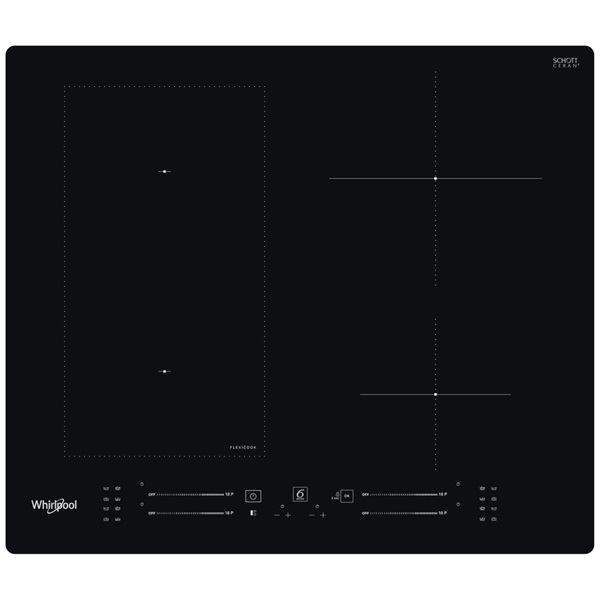 Whirlpool WL S7960 NE fekete, beépíthető, indukciós, főzőzóna: 4, beépíthető méret: 56cm, főzőlap (Újszerű)