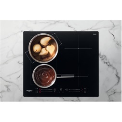 Whirlpool WL S7960 NE fekete, beépíthető, indukciós, főzőzóna: 4, beépíthető méret: 56cm, főzőlap (Újszerű)