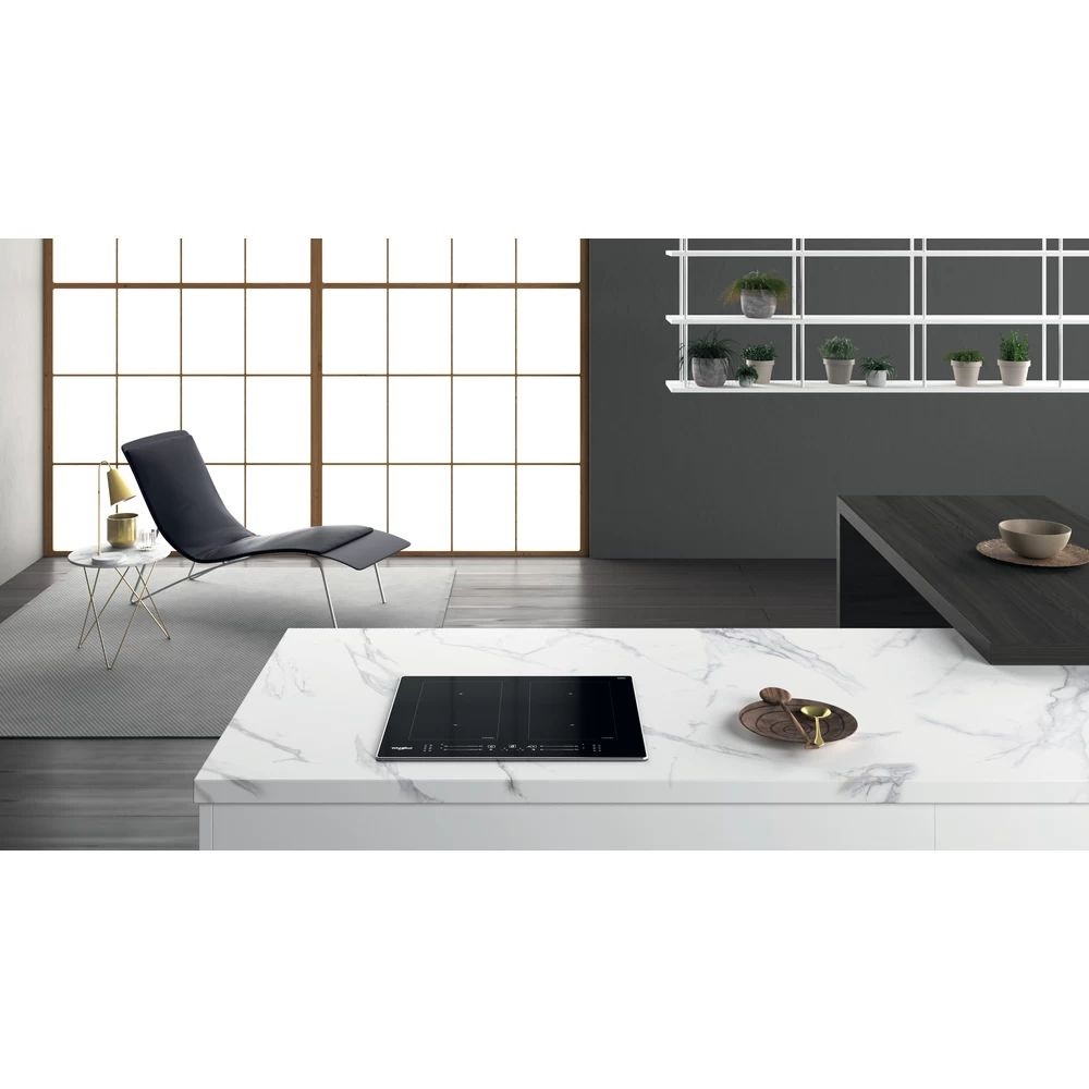 Whirlpool WL S8560 AL fekete, beépíthető, indukciós, főzőzóna: 4, beépíthető méret: 56cm, főzőlap