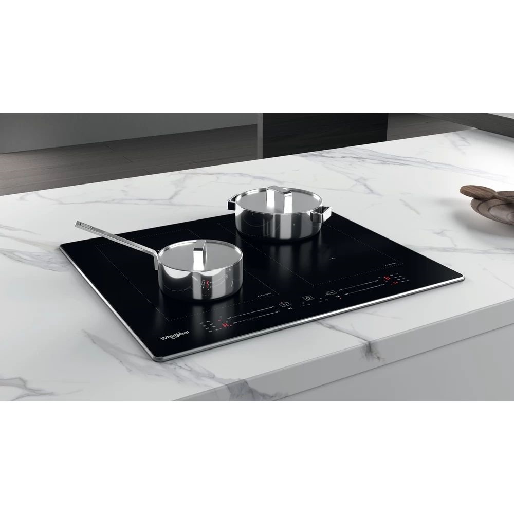 Whirlpool WL S8560 AL fekete, beépíthető, indukciós, főzőzóna: 4, beépíthető méret: 56cm, főzőlap