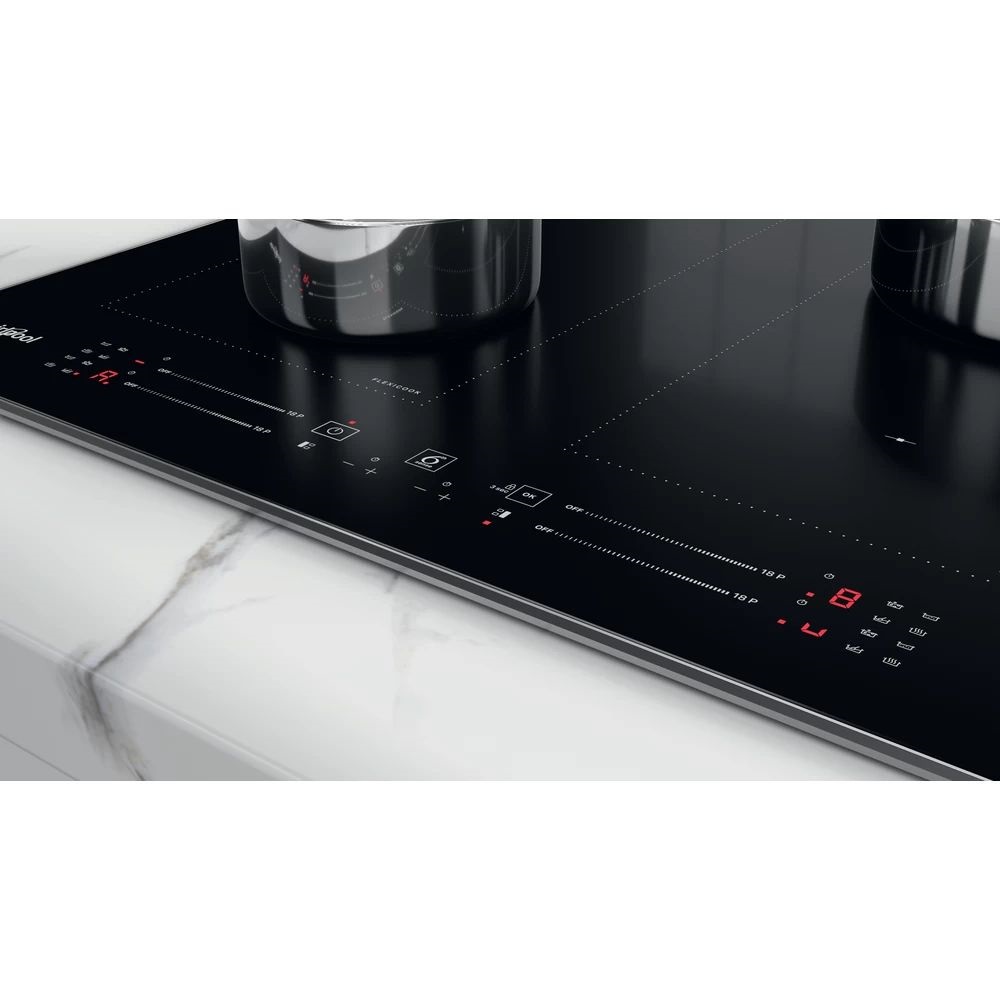 Whirlpool WL S8560 AL fekete, beépíthető, indukciós, főzőzóna: 4, beépíthető méret: 56cm, főzőlap