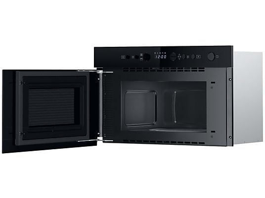Whirlpool WMN14BB 750W 22L fekete beépíthető mikrohullámú sütő