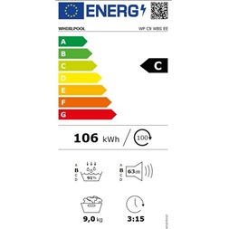 Whirlpool WPS C7X WBS EE fehér, 7kg, hőszívattyús szárítógép
