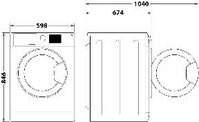Whirlpool WP C9 WBS EE fehér, 9 kg, hőszivattyús, szárítógép