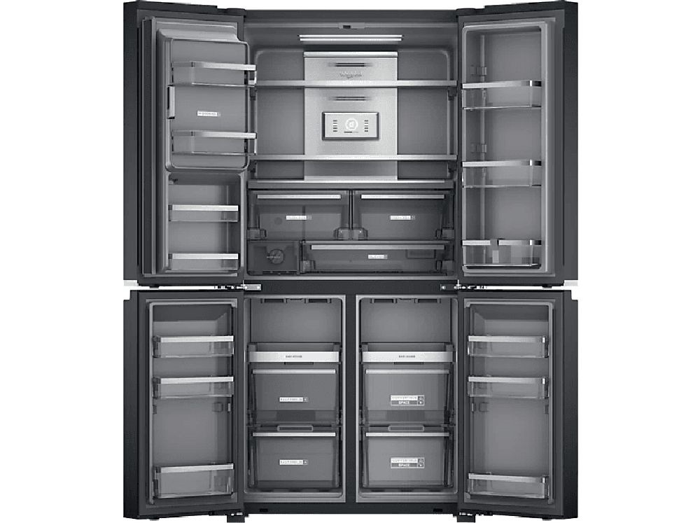 Whirlpool WQ9I FO2BX EF fekete, Side-by-Side, Hűtő:355L, Fagyasztó:237L, hűtőszekrény