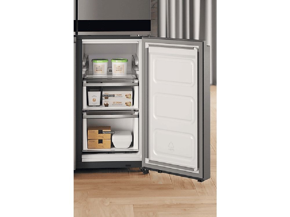 Whirlpool WQ9 E2L EF inox, Side-by-Side, Hűtő:388L, Fagyasztó:222L, hűtőszekrény