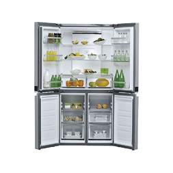 Whirlpool WQ9 U1L inox, Side-by-Side, Hűtő:388L, Fagyasztó:206L, No frost hűtőszekrény