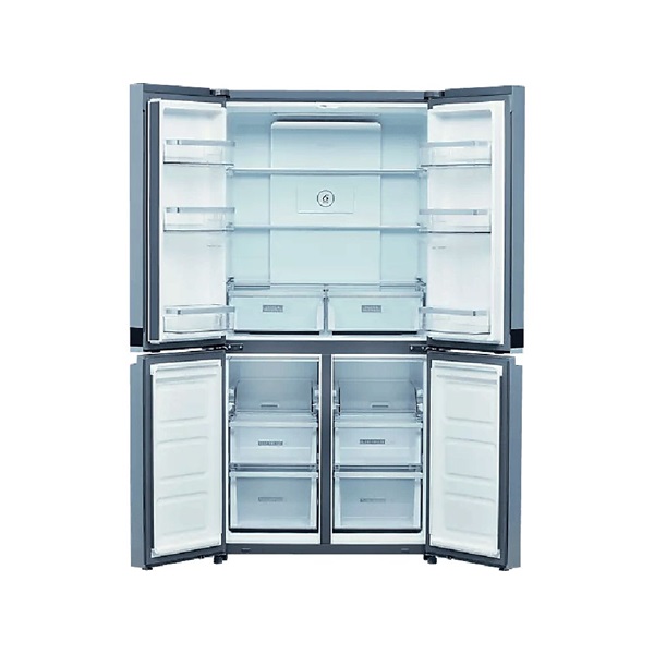 Whirlpool WQ9 U1L inox, Side-by-Side, Hűtő:388L, Fagyasztó:206L, No frost hűtőszekrény
