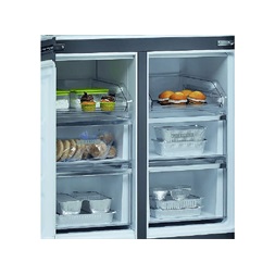 Whirlpool WQ9 U1L inox, Side-by-Side, Hűtő:388L, Fagyasztó:206L, No frost hűtőszekrény