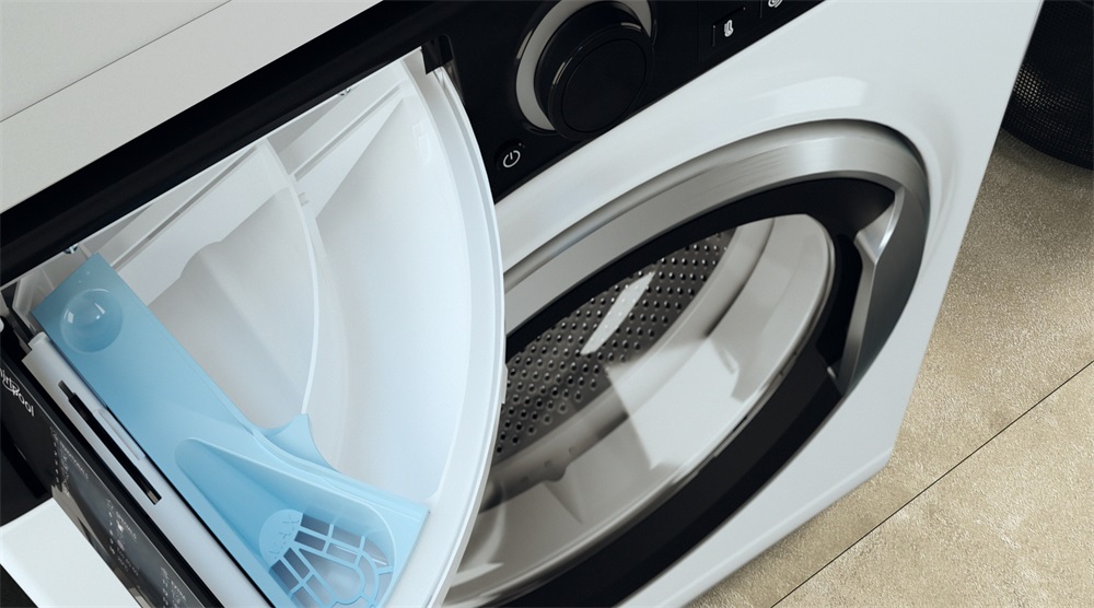 Whirlpool WRBSB 6249 S EU fehér, elöltöltős, max.1200ford., 6 kg, mosógép