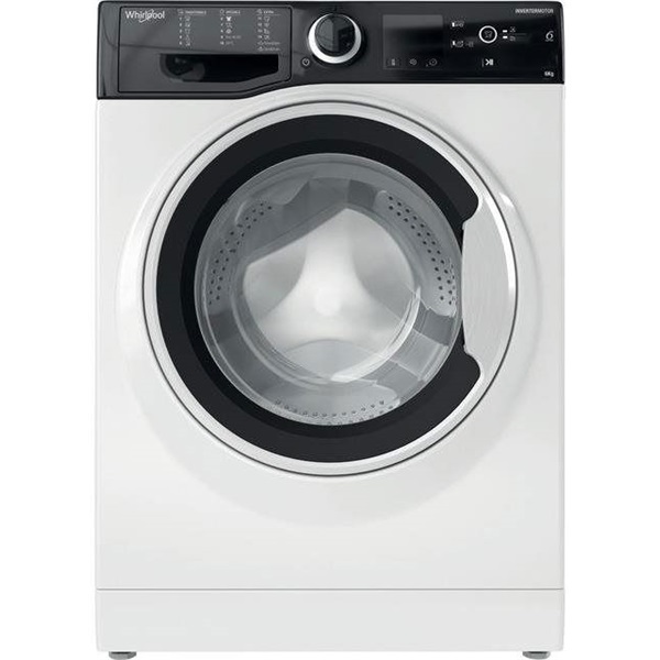 Whirlpool WRBSS 6249 S EU fehér, elöltöltős, keskeny, max.1200ford., 6 kg, mosógép (Újszerű)