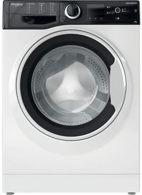 Whirlpool WRBSS 6249 S EU fehér, elöltöltős, keskeny, max.1200ford., 6 kg, mosógép (Újszerű)