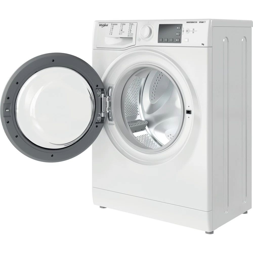 Whirlpool WRSB 7259 WS EU fehér, elöltöltős, keskeny, max.1200ford., 7 kg, mosógép