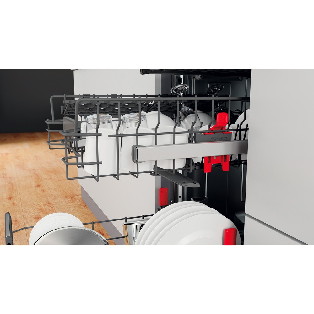 Whirlpool WSBO 3O23 PF X programok száma: 7, beépíthető, 10 terítékes mosogatógép 